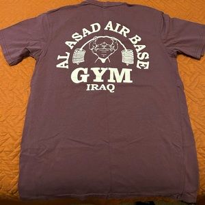 Al Asad Air Base Gym T-Shirts Size Medium (Lot 2)